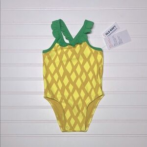 OLD NAVY NWT PINEAPPLE ONE PIECE SWIMSUIT